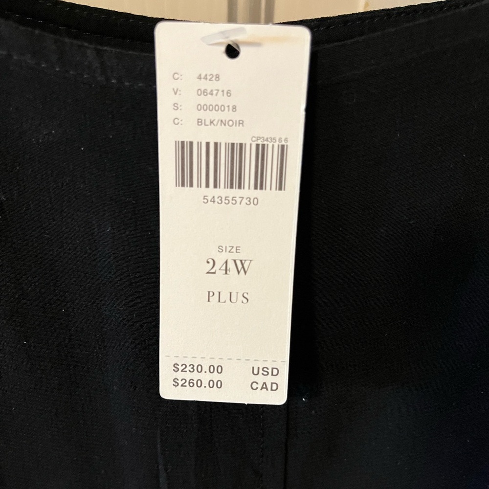 NWT Anthropologie black midi party dress w/ tulle overlay skirt with 3D rosettes - Picture 8 of 8